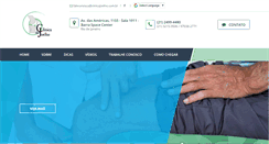 Desktop Screenshot of clinicajoelho.com.br